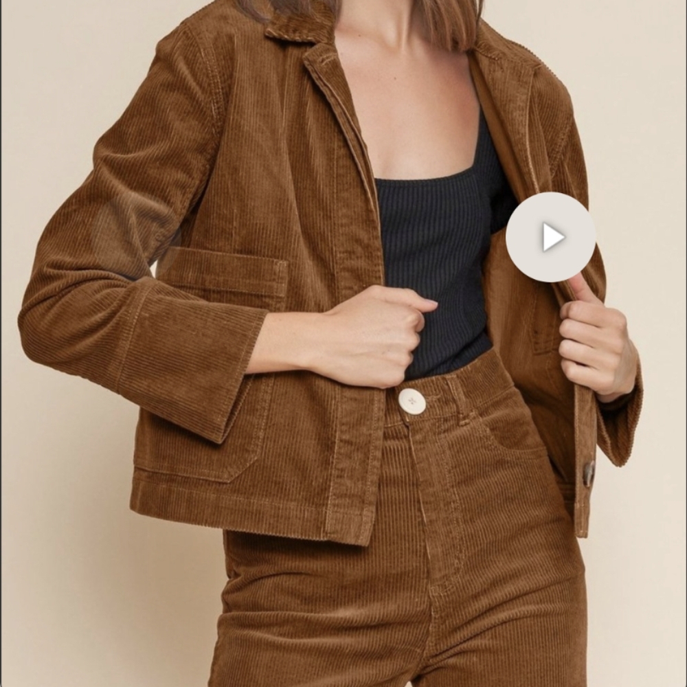 Whimsy And Row Hayden Jacket And Flora Pant In Corduroy Fox